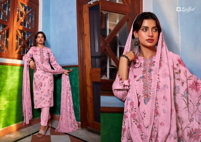 Dilreet By Zulfat 001-010 Printed Cotton Dress Material Catalog